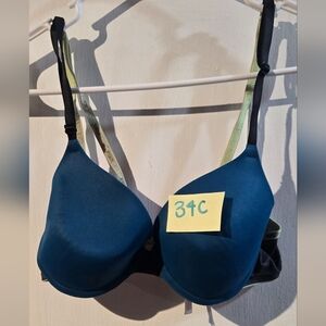 Pink lightly lined bra